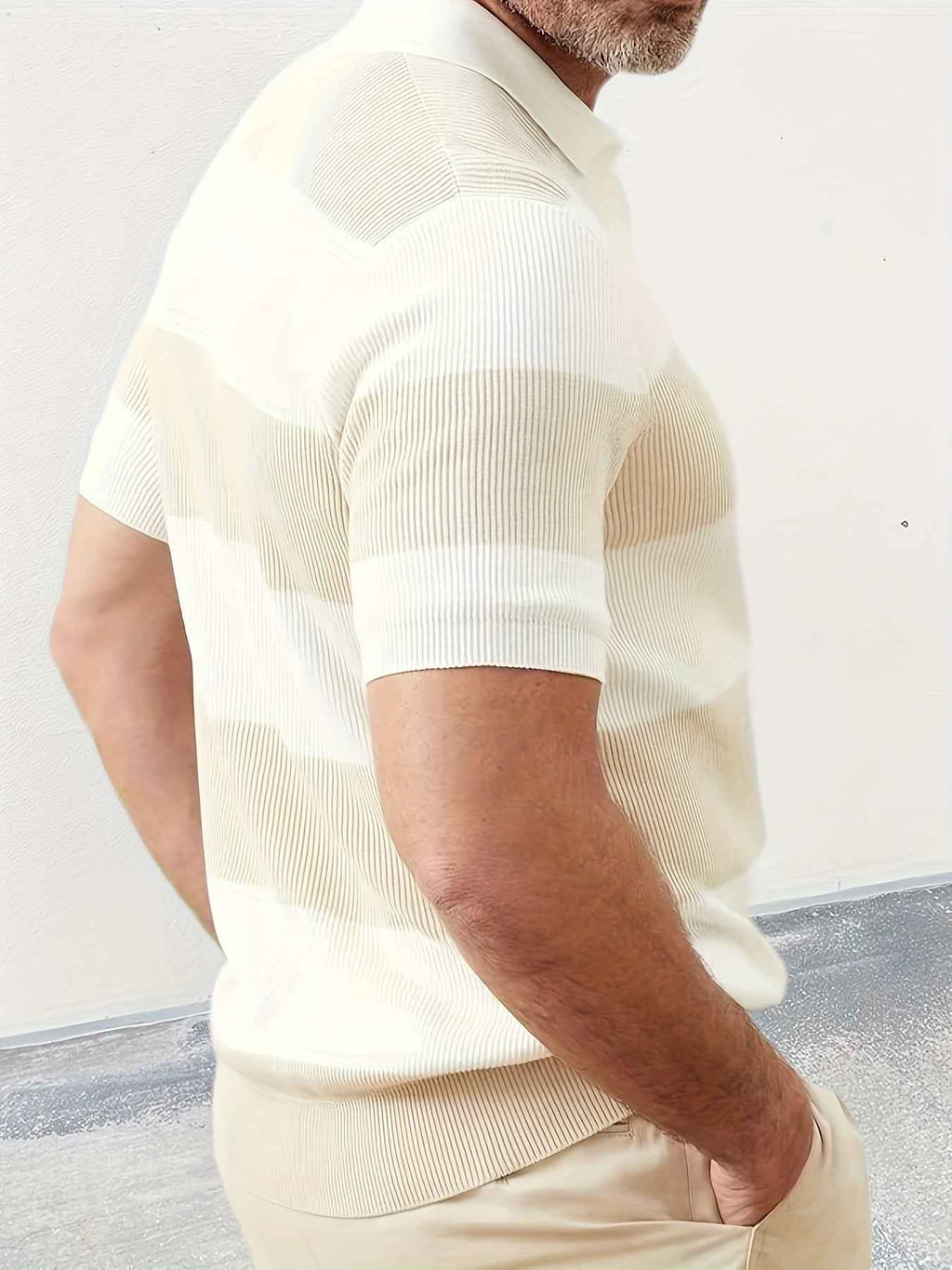 Men's Summer Short Sleeve Sweater for Comfort and Style